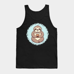 A happy-go-lucky sloth with a content smile Tank Top